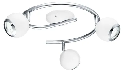 Image de EGLO Bimeda LED blanc plafonnier à trois lampes