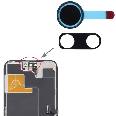 Produktbild von LCD Dichtungsaufkleber Front Kamera für iPhone 14 Pro / 14 Pro Max Ersatzteil