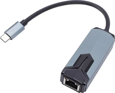 Obrázok produktu pre Adaptér USB-C na Ethernet, podporuje Windows Plug-and-Play hliníkový RJ45 2,5 G LAN sieť