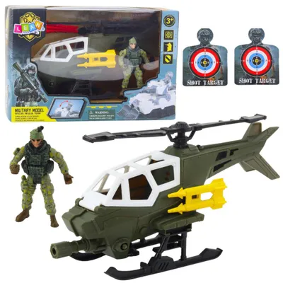 Produktbild von Militärset: Militärhubschrauber, Soldatenfigur