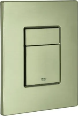 Produktbild von Grohe Abdeckplatte 42371 mit Drucktaste nickel gebürstet
