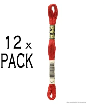 Obrázek produktu pro 12 x cívka výšivací příze DMC Mouline Special 117MC -347, 6 nití, 8 metrů