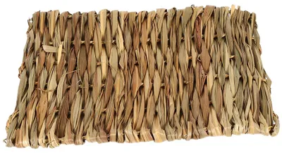 Produktbild von Kleines Haustier, Hamster, handgewebte Grasmatte, Kaninchen, Meerschweinchen, Unterlage (S)
