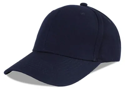 Obrázek produktu pro Baseballová čepice, 100% bavlna, nastavitelná, tmavě modrá, nestrukturovaná