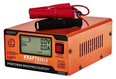 Zdjęcie produktu dla Ładowarka mikroprocesorowa Kraft&Dele KD1918 10A 12/24V LCD