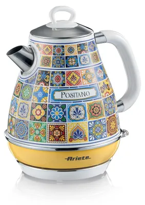 Produktbild von Ariete 2869/0P, 1,7 l, 2200 W, Mehrfarbig, Gelb, Metall, Wasserstandsanzeige, berhitzungsschutz