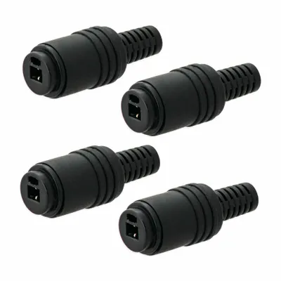Produktbild von 4X DIN Lautsprecher Buchsen Kabelanschluss Boxen Adapter Kupplung 2,2mm Stecker