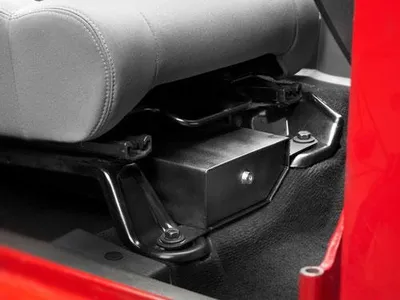 Obrázek produktu pro Uzamykatelný úložný box pod sedadlem spolujezdce Jeep Wrangler JK 07-14