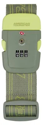Produktbild von American Tourister Spanngurt Reisezubehör Luggage Belt TSA Olive / Lime khaki
