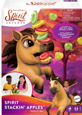 Produktbild von Mattel Games Spirit Stackin’ Snackin’ Apples, Pferde Kinderspiel ab 5