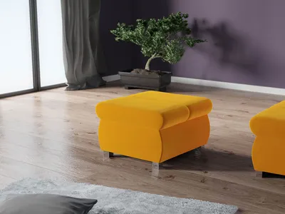 Immagine prodotto di Piccolo pouf ANZU 2 - giallo