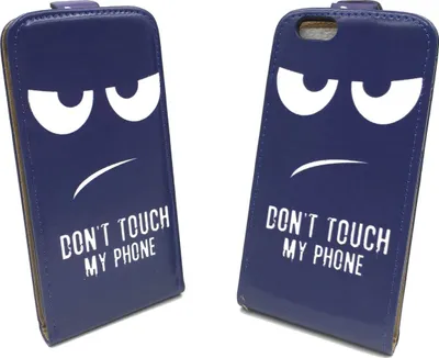 Produktbild von Handyhülle Tasche für Handy Apple iPhone 6 / 6s Dont Touch my Phone