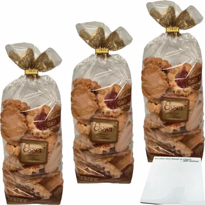 Produktbild von Esser Johannisbeertörtchen 3er pack (3x300g Beutel) + usy Block