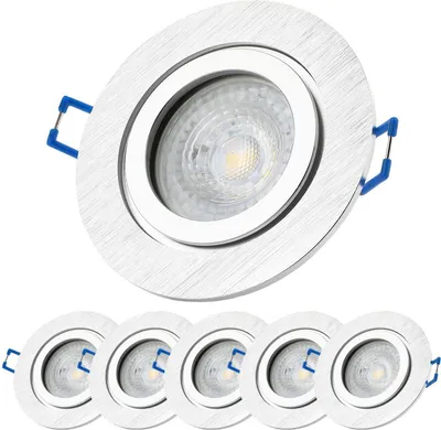 Produktbild von Sweet LED Einbaustrahler Bad spots Aluminium IP44 badezimmer GU10 7W  6er