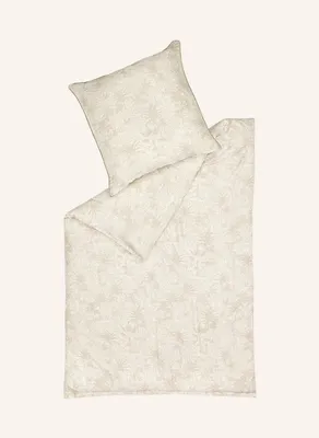 Image de SPORTALM Kitzbühel Linge de lit en satin PALMS Beige 155 x 220 cm