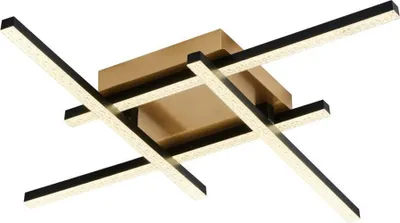 Image de Rabalux 71398 Plafonniers Demir LED 24 métal plastique noir/or