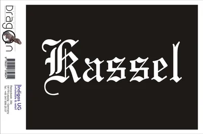 Produktbild von Aufkleber / Autoaufkleber - JDM / Die cut / Auto / OEM - Stadt Kassel - 200x80mm schwarz - Heckscheibe / Heckscheibenaufkleber