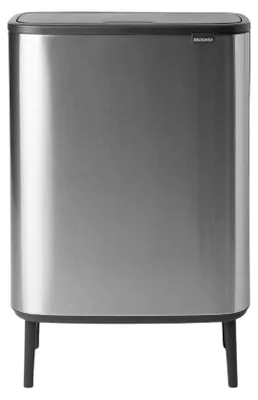 Immagine prodotto di Brabantia Brabantia Bo Touch Bin Hi Cestino per rifiuti - 60 litri - Nero opaco