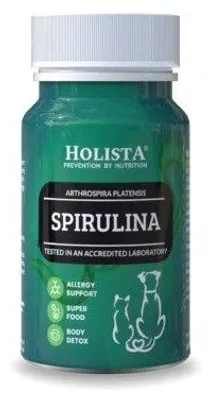 Zdjęcie produktu dla HOLISTA Spirulina - suplementy dla psów i kotów - 90 tabletek