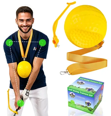 Imagen del producto de Solidchoice: Pelota de golf con correa ajustable para la corrección de la postura y la mejora del mecanismo de balanceo