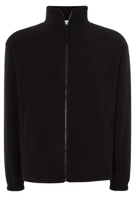 Produktbild von JHK - Fleecejacke Durchgehender Reißverschluss für Herren LT4147 (M) (Schwarz)