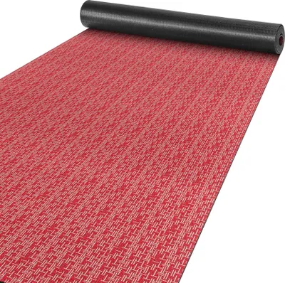 Produktbild von Küchenläufer Flur Läufer Küchenteppich Teppich Textil ITACA Rot Streifen Robust Breite 65cm Länge 400cm