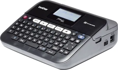 Produktbild von Brother PT-D450VP, LCD, Schwarz, TZe, 3.5mm - 18mm, 1D, 2D, CODABAR (NW-7), Code 39, Code-128 Codabar Library, EAN128, EAN13, EAN8, GS1-128, ITF-25, UPC, Manuell
