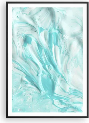 Produktbild von Gerahmtes Poster - Schwarzer Rahmen - Blume Abstraktion - 70x100 cm - Wand Bild - Wanddeko - Wandbilder - Kunstposter - Wandposter - Bilderrahmen - Bilder - Kunstdruck - Wandbild - P2BPA70x100-3827