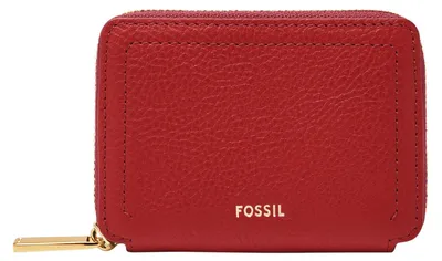 Produktbild von FOSSIL Kartenetui Logan Zip Around Card Case RFID Garnet rot