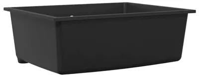 Produktbild von vidaXL Küchenspüle Schwarz 54 x 44 x 20 cm Granit