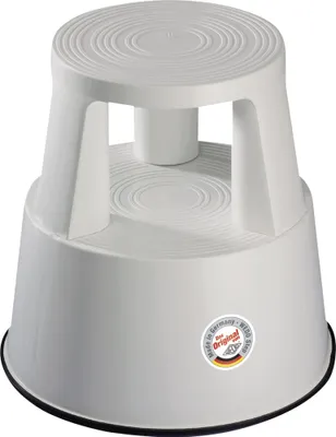 Image de WEDO® 212237 Tabouret à roulettes en plastique Step gris clair