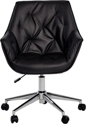 Produktbild von BÜROSTUHL BOSS SCHWARZ Kunstleder/Chrom