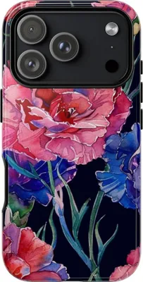 Produktbild von Aquarell-Nelkenmuster – Hülle Kompatibel mit iPhone 17 Pro