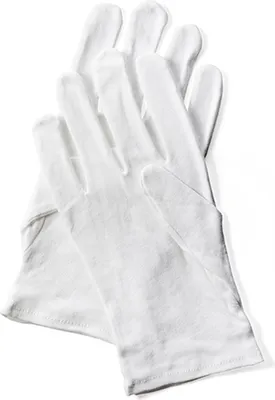 Produktbild von Baumwollhandschuhe weiss Größe L