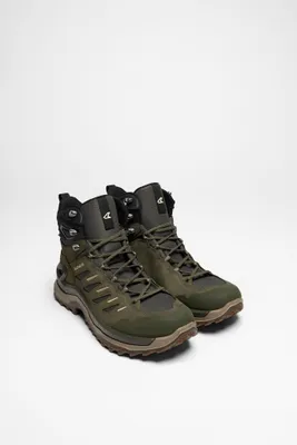 Produktbild von Lowa Herren Hikingstiefel Innovo Gtx Mid Oliv/Dunkelgrau, KI-generiertes Bild