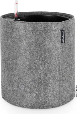 Obrázok produktu pre Kvetináč LECHUZA Trendcover 32 Felt Dark Grey | Kvetináč so zavlažovacím systémom a vložkou na rastliny | Povrch z plsti | Ø 32 x 33 cm | 14192
