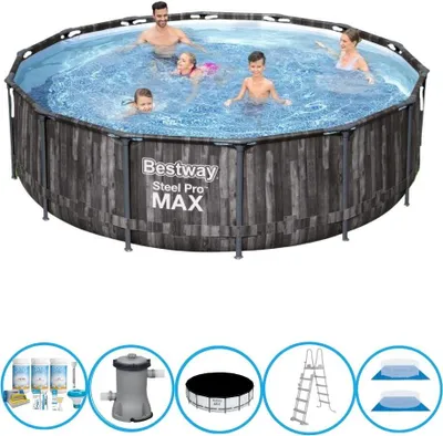 Obrázek produktu pro Bestway - Pool Steel Pro MAX - včetně příslušenství - 427x107 cm