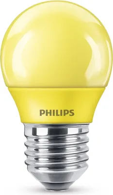 Produktbild von Philips LED-Lampe Mini-Kugel farbig 3,1W Gelb E27