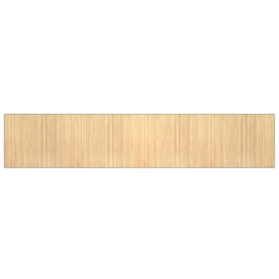 Produktbild von vidaXL Teppich Rechteckig Hell Natur 80x400 cm Bambus