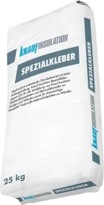 Produktbild von Knauf Spezialkleber 25 kg mit hoher Anfangshaftung, wasserfest und frostsicher