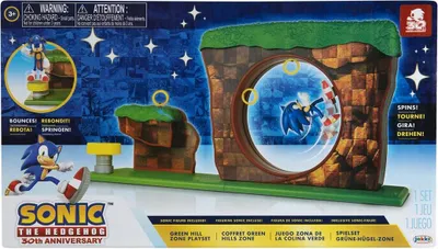 Zdjęcie produktu dla Zestaw do zabawy Nintendo Sonic Green Hill Zone, 6,5 cm