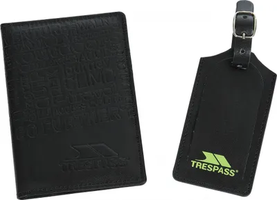 Obrázok produktu pre Trespass prívesok na batožinu a obal na cestovný pas Wanderlust TP1149 (jedna veľkosť) (Black)