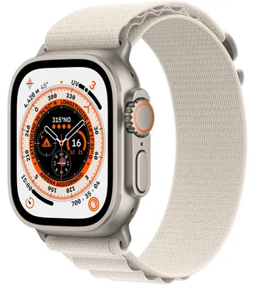 Produktbild von Apple Watch Ultra 4G 49mm Titan/Alpine polarstern S