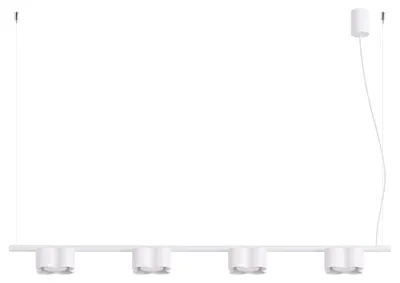 Produktbild von Kronleuchter OVIO 4 weiß Gx53 4xGx53 10W Aluminium 208x12x122cm Sollux Lighting