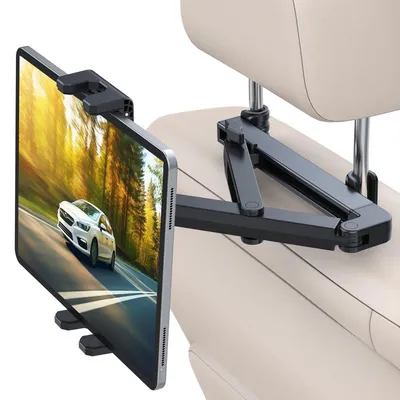 Produktbild von Tablet Halterung Auto, Ausziehbare Verstellbarer Arm Smartphone Halterung Auto für bis 13 Zoll iPad