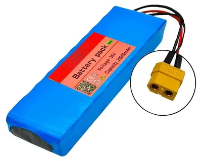 Productafbeelding van Batterij, 20Ah capaciteit, snellaadmogelijkheid, XT60 connector