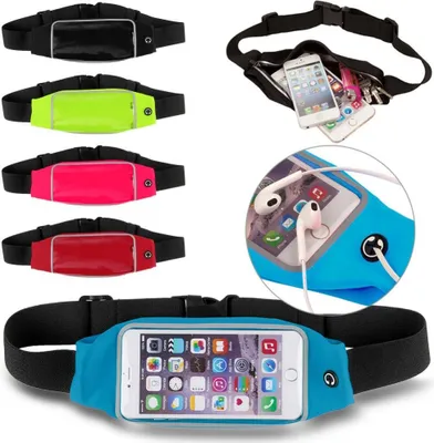 Zdjęcie produktu dla Etui Nerka Saszetka na Telefon / NIEBIESKA