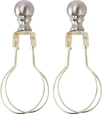 Image de 2pcs Adaptateur de clip d'ampoule Modern Stylish Metal Lampshade Holder Adapter Clip On Lampshade Adapter for Living Room Bedroom Gold