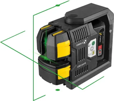 Produktbild von STABILA LAX 500 G, 12-V-System Kreuzlinien-Lot-Laser