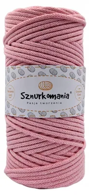 Produktbild von Sznurkomania Baumwollschnur 3mm 100m Makrame Puderrosa